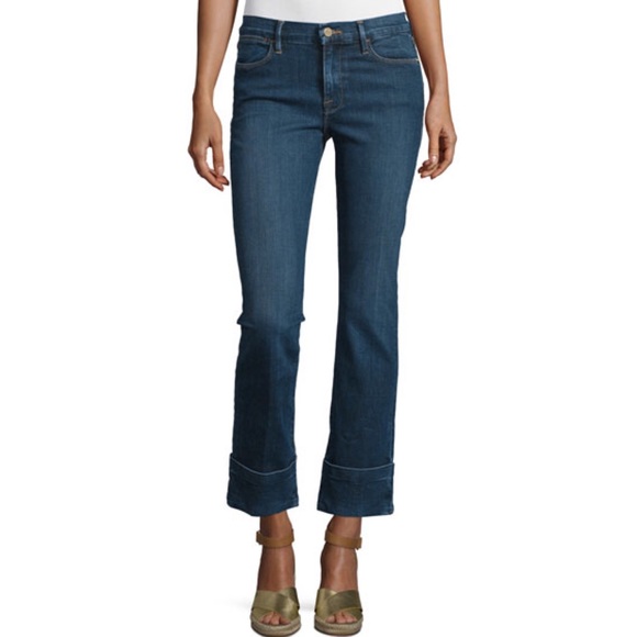 Frame Denim Denim - FRAME Le High Cuffed Ankle Jeans Admore High Rise